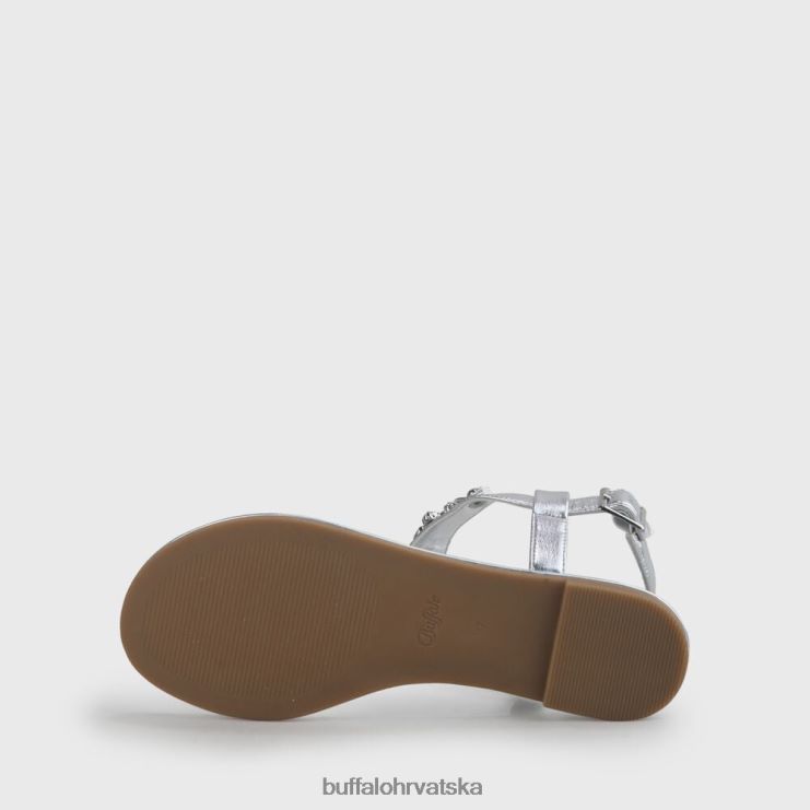 srebro Buffalo rhonda veganske sandale |sandale TDD6T93